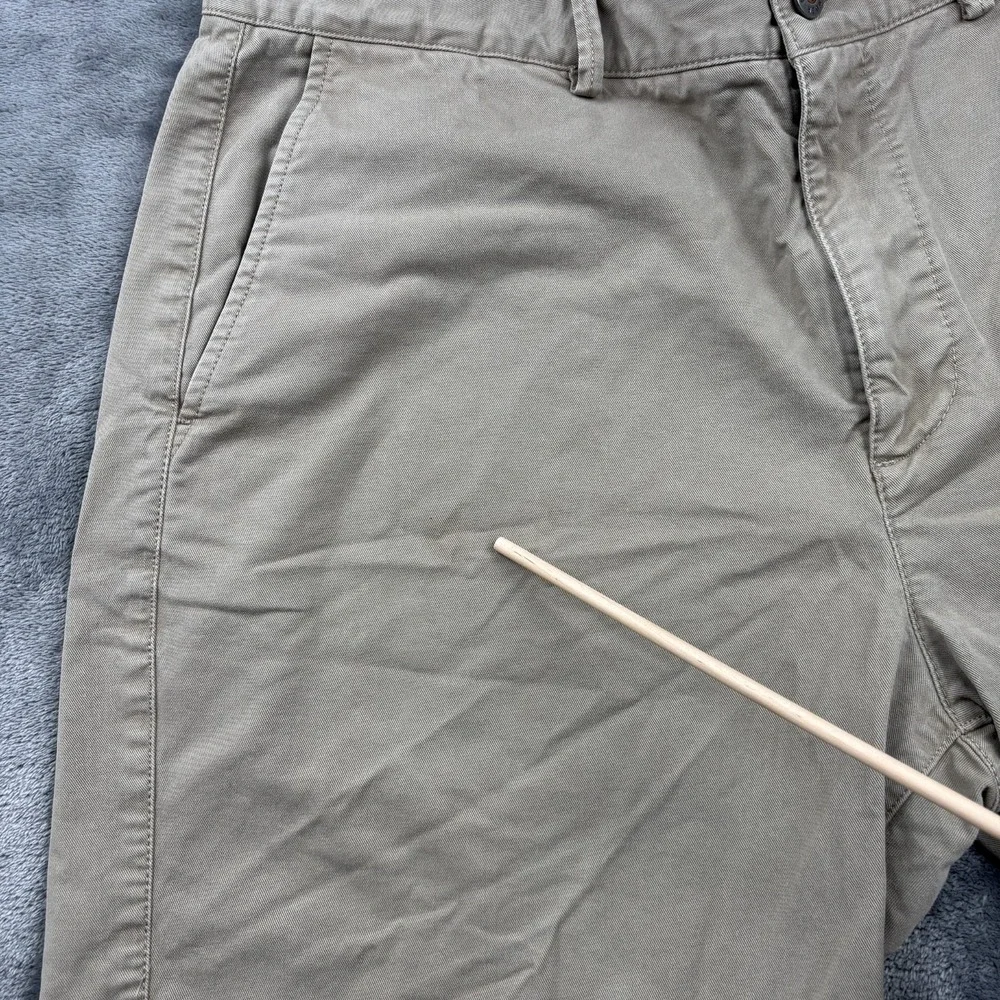 Flint And Tinder Shorts Mens 34 Khaki 365 Chino Stretch Huckberry Soft Casual